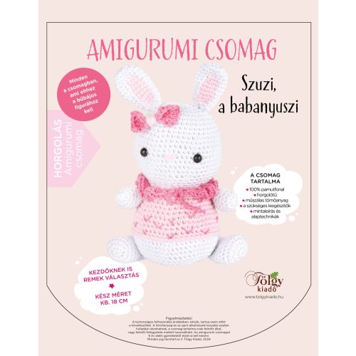 Amigurumi csomag – SZUZI, a babanyuszi